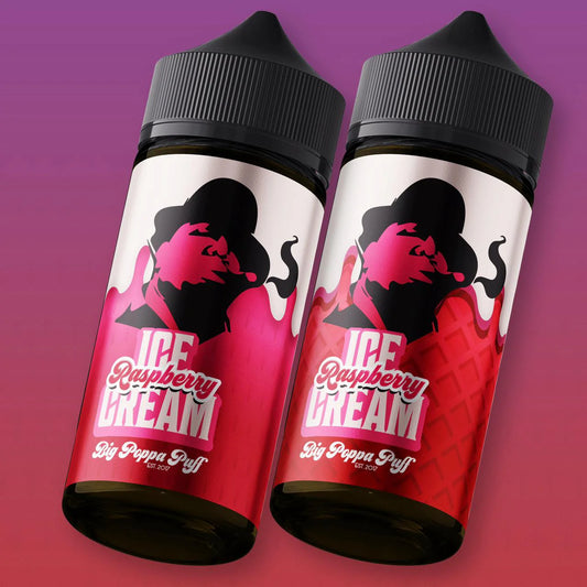 Big Poppa Puff Longfill Raspberry Ice Cream - Flavour Shot Only