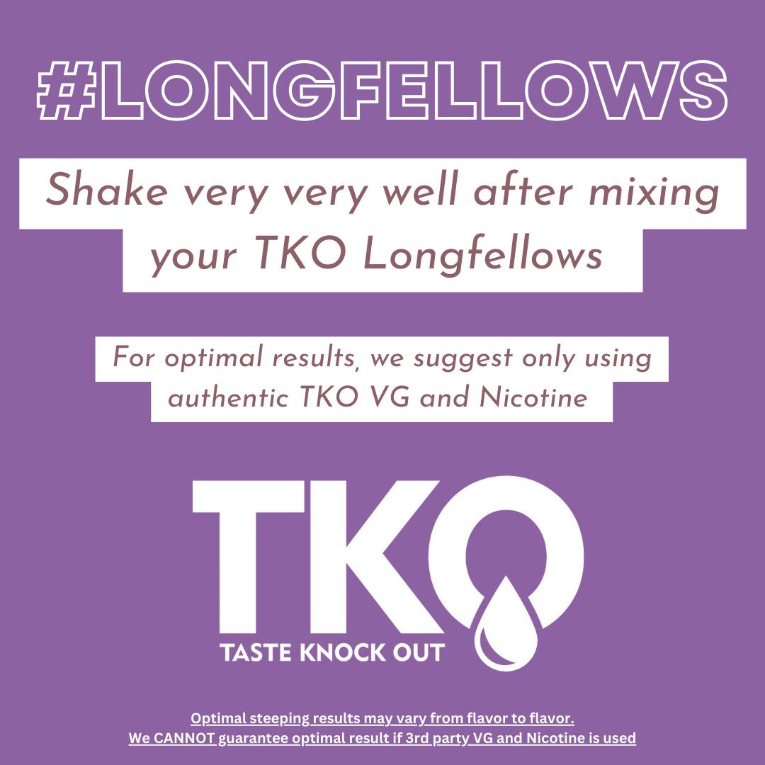 TKO 120ml Long Fellow(Longfill) - Combo