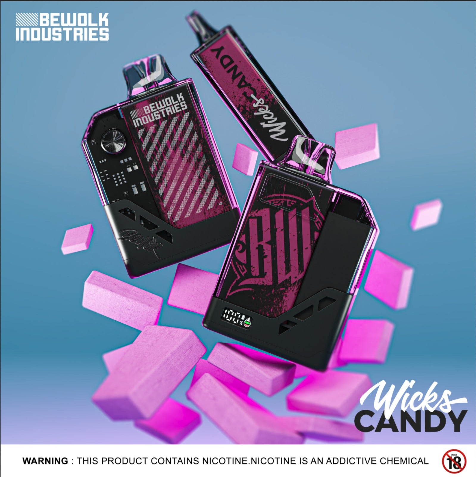 Led Disposable Bewolk LED Disposable Bar 6000 Puff 20mg – Vanilla Vape