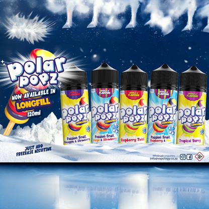 Vapology Longfill Eliquid(Polar Pops/Gumble) - Flavor Shot Only