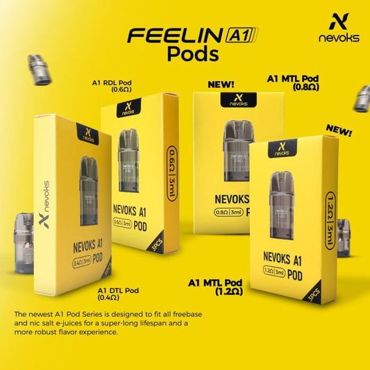 Nevoks Feelin A1 Replacement Pods per Pod