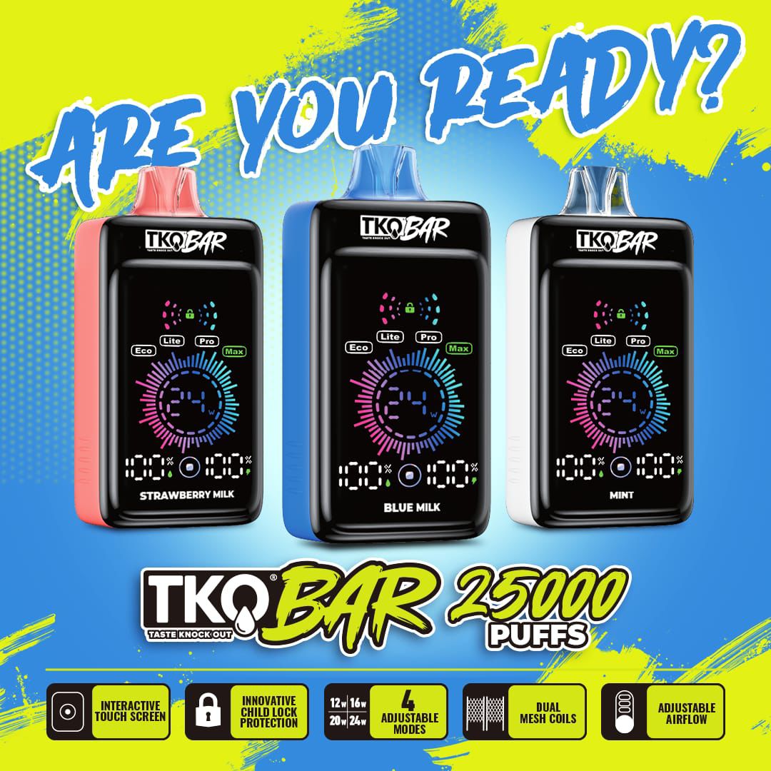 TKO Bar 25000 Disposable 5%