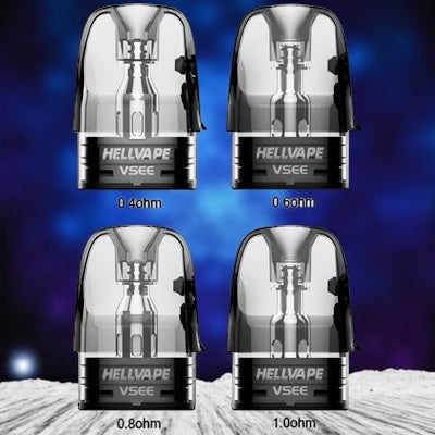 Hellvape Vsee one Replacement Pods per Pod