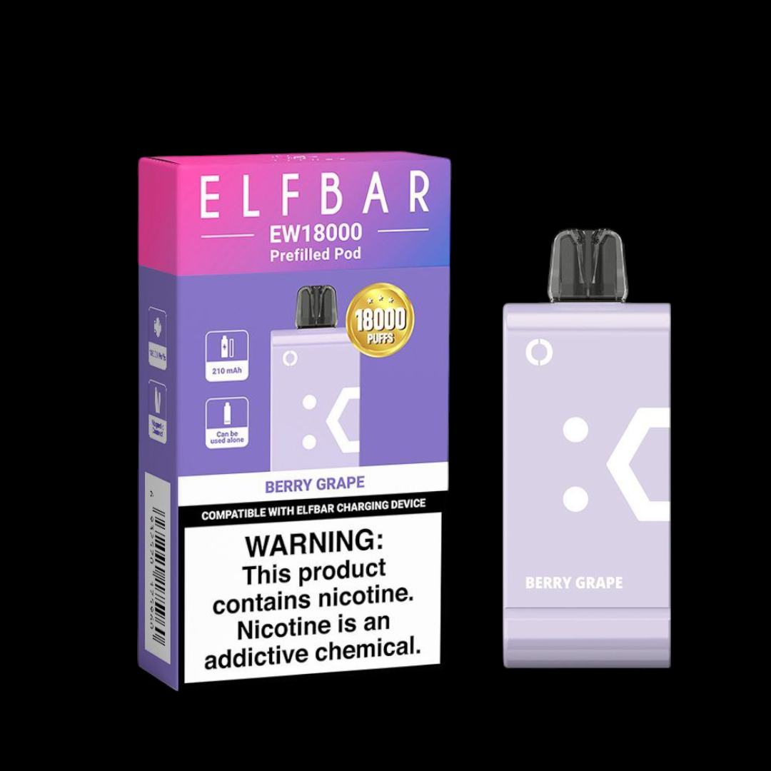 Elf Bar EW18000 Flavour Pods 5% Vanilla Vape Elf Bar EW18000 Flavour Pods 5% Vanilla Vape