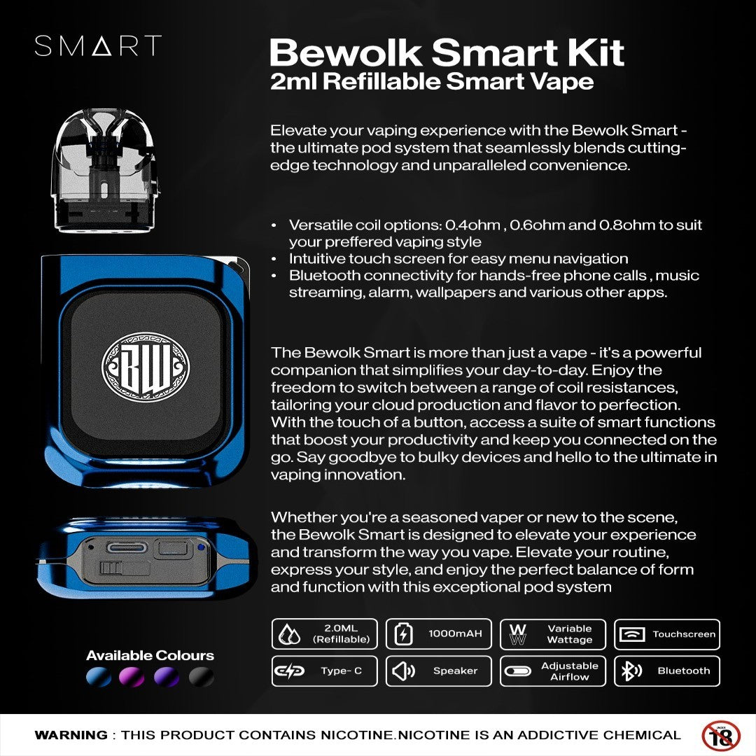 Bewolk Smart Device Pod System