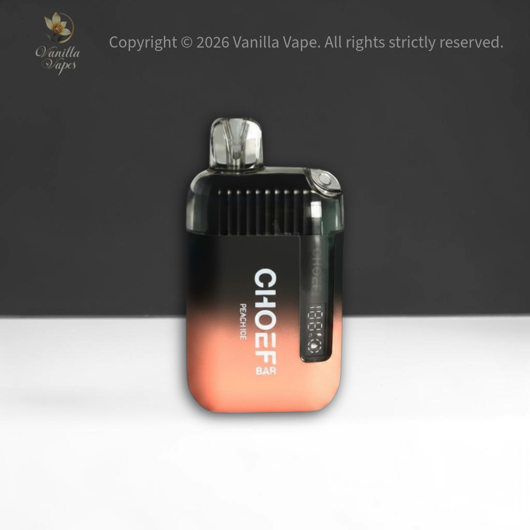 Choef Bar 9000 Puff Disposable 4% – Vanilla Vape