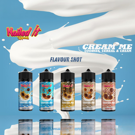 Nailed It Cream Me  120ml Longfill - Flavour Shot Only