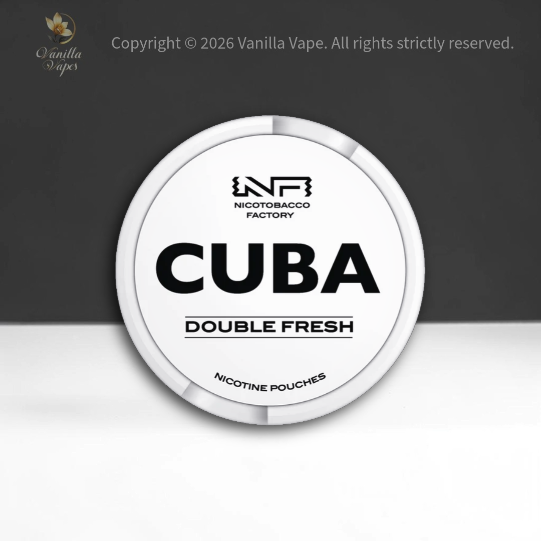 Cuba White Nic Pouches - 16mg