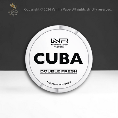Cuba White Nic Pouches - 16mg