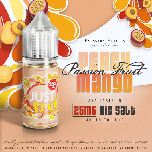 Emissary Elixirs Just Fruit Nic Salts 25mg 30ml