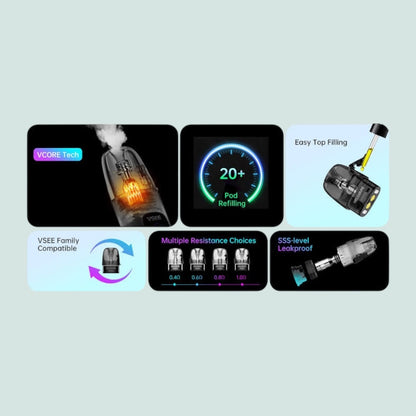 Hellvape Vsee one Replacement Pods per Pod