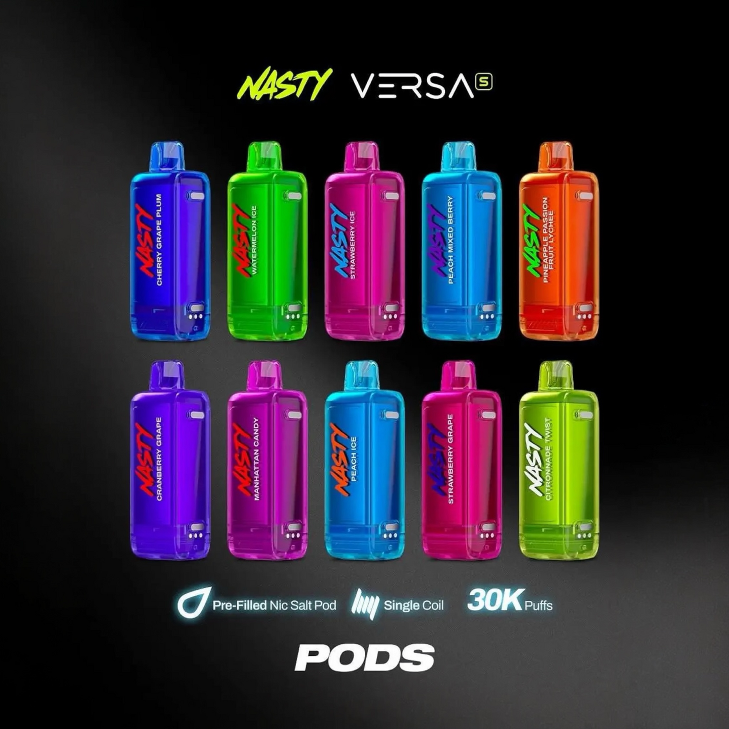 Nasty Versa 30000 Puff 5% Replacement Flavour