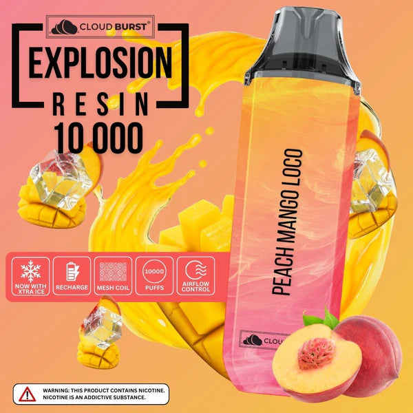 Cloud Burst 10000 Puff Disposables Vanilla Vape Cloud Burst 10000 Puff Disposables Vanilla Vape