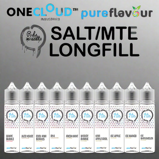 Pods 'n Salts 60ml Longfills For Nic Salts - Flavor Shot Only