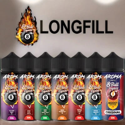 8 Ball Eliquids Longfills - Flavour Shot Only