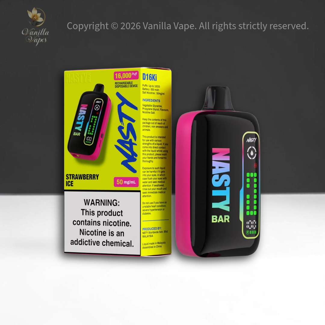 Nasty 16000 Puff Disposable 5%  Vanilla Vape