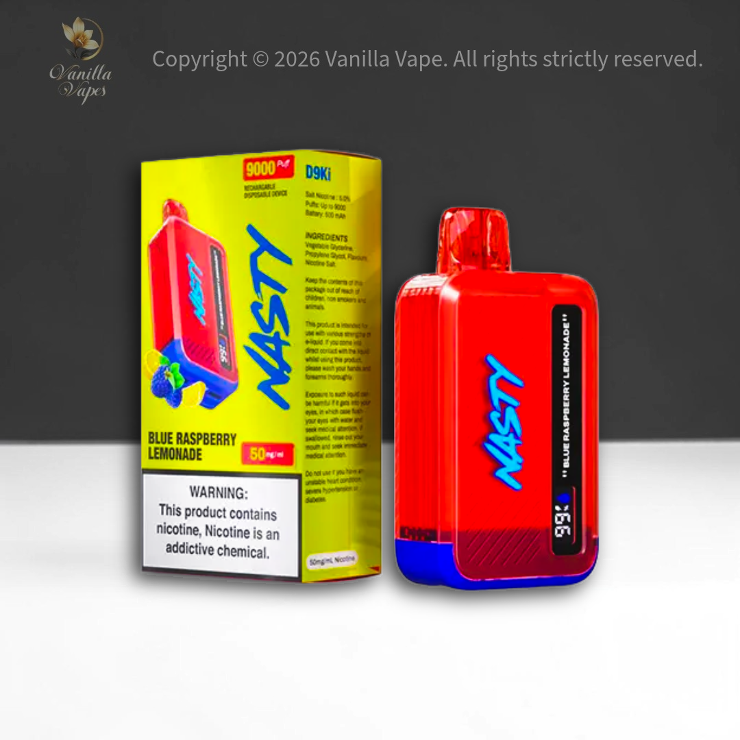 Nasty 9000 Puff Disposable Vape 5% Vanilla Vape Nasty 9000 Puff Disposable Vape 5% Vanilla Vape