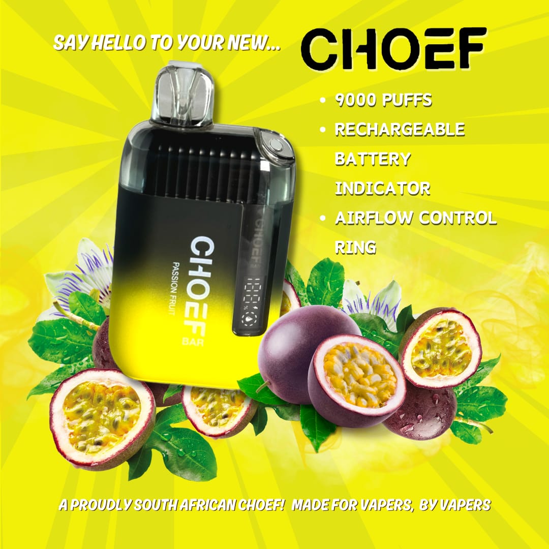 Choef Bar 9000 Puff Disposable 4% – Vanilla Vape