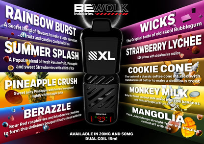 Bewolk XL Device 2, 20mg Interchangeable Cartridges