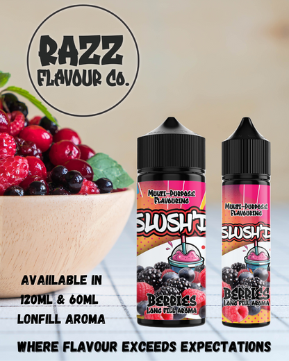 Razz Flavour Co. Slush'd Longfill - Flavour Shot Only