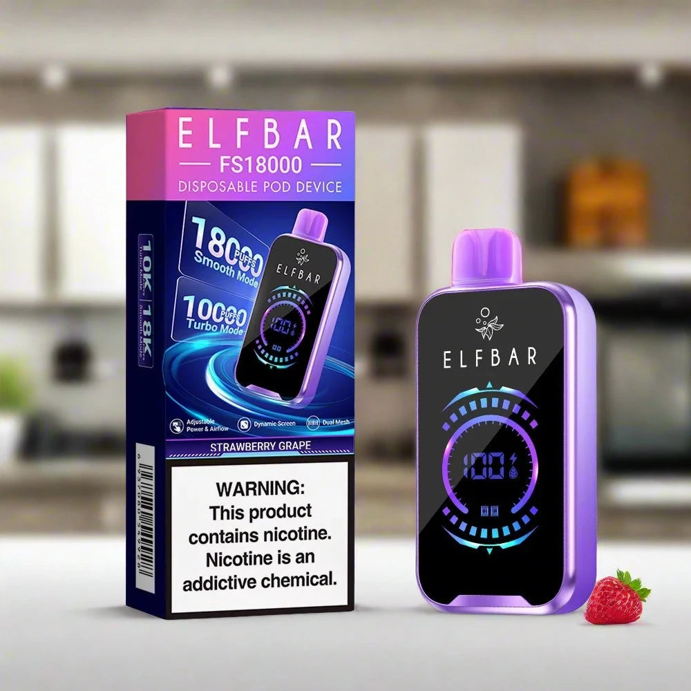 Elf Bar FS 18000 Puff Disposable 5% Vanilla Vape Elf Bar FS 18000 Puff Disposable 5% Vanilla Vape