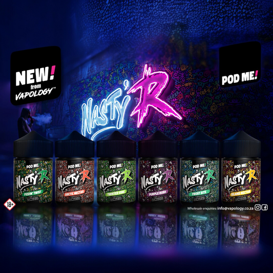 Vapology Nasty-R 60ml Longfill Salts/MTL - Flavour Shot Only