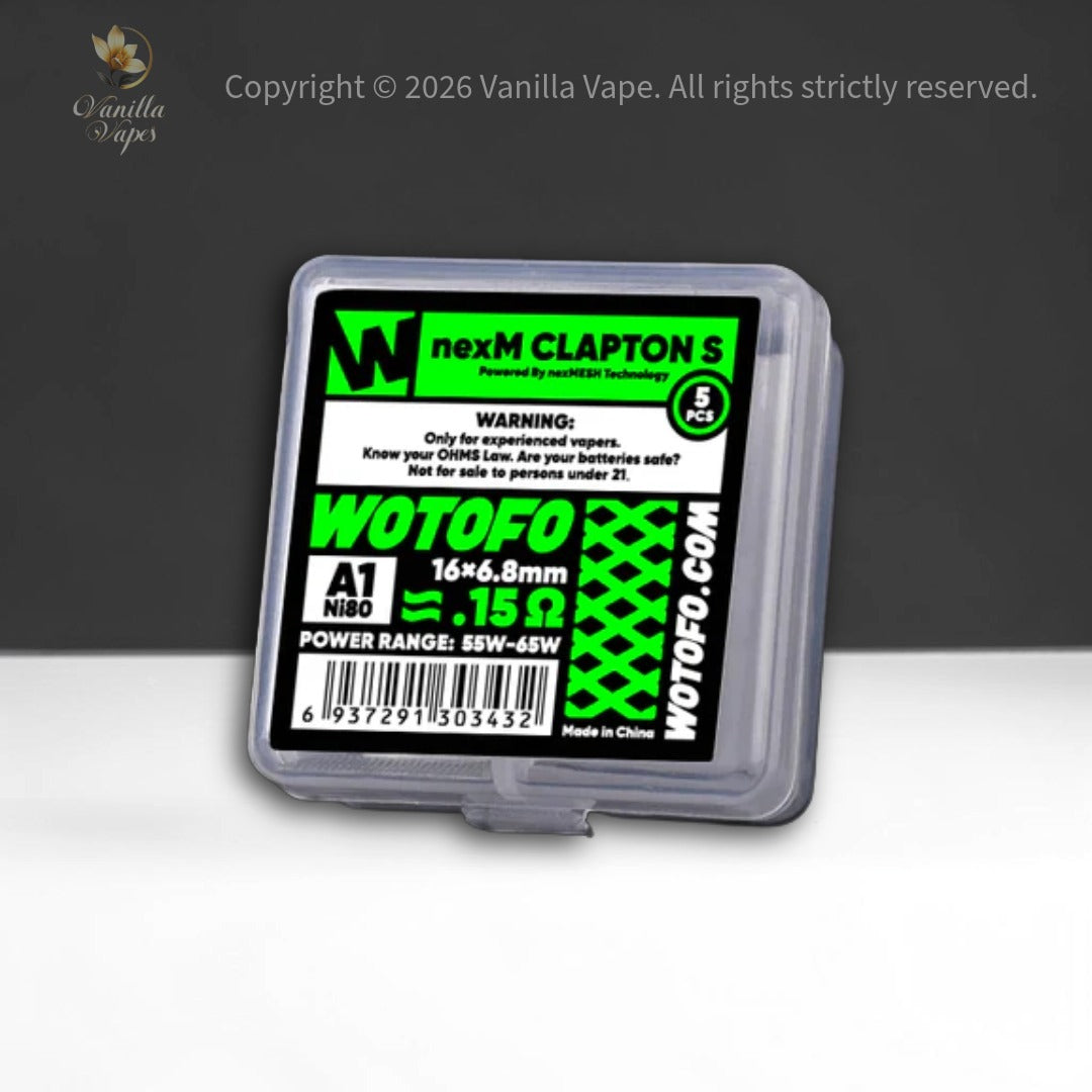 Wotofo NexMesh Clapton S 5pcs