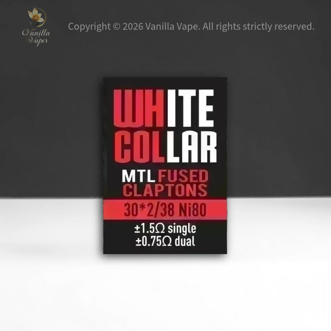 White Collar MTL Fused Clapton - Red