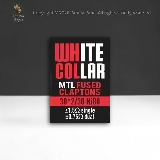 White Collar MTL Fused Clapton - Red