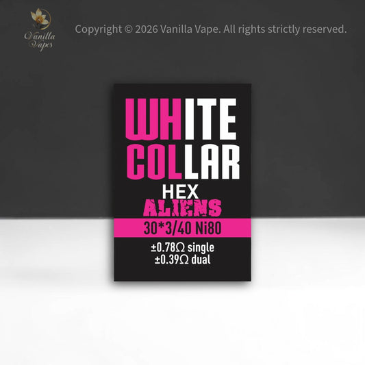 White Collar Hex Aliens - Pink