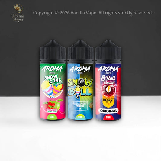 8 Ball Eliquids Longfills - Flavour Shot Only