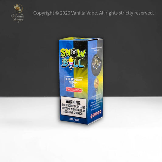 8 Ball Snowball Pineapple Blue Raspberry Nic Salts 30ml 50mg