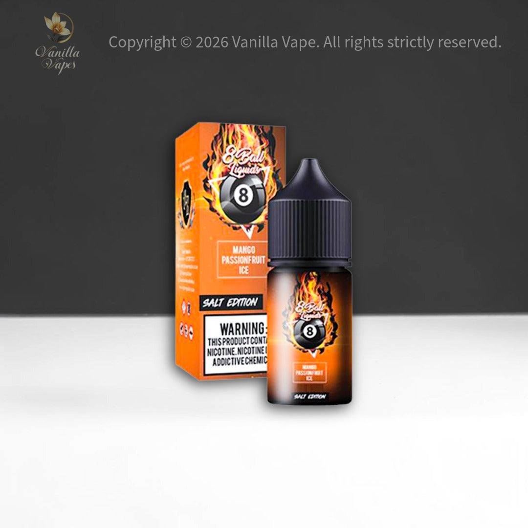 8 Ball Mango Passionfruit Nic Salts 30ml