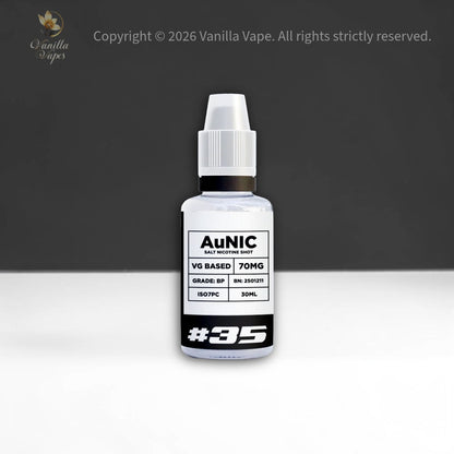AuNic Nic Salts Shot - VG Base 30ml For 60ml Salts Long Fills