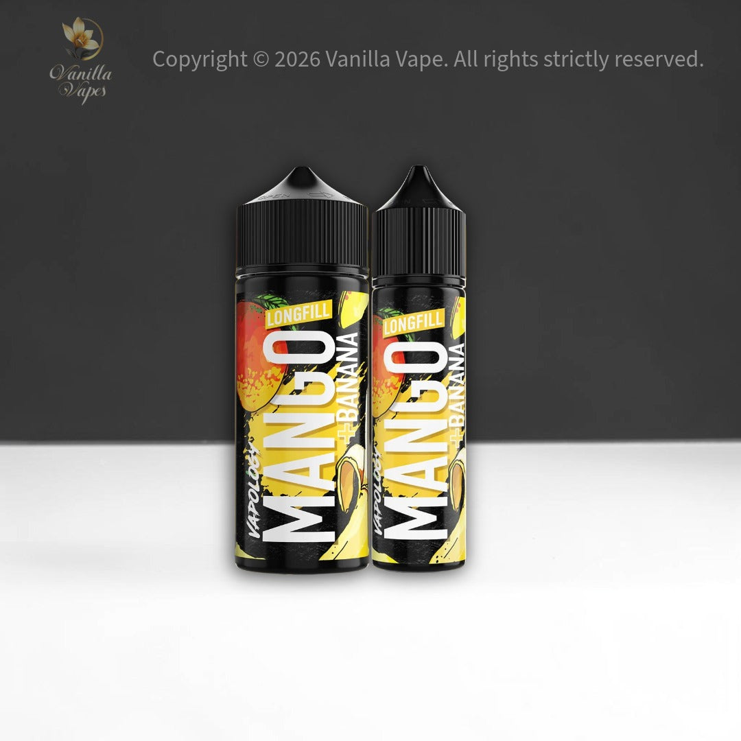 Vapology Mango Mixed Range Longfill - Flavour Shot Only Vanilla Vape Vapology Mango Mixed Range Longfill - Flavour Shot Only Vanilla Vape