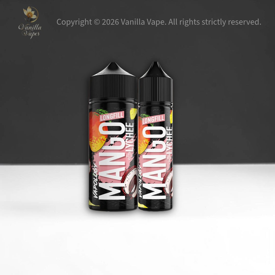 Vapology Mango Mixed Range Longfill - Flavour Shot Only  Vanilla Vape