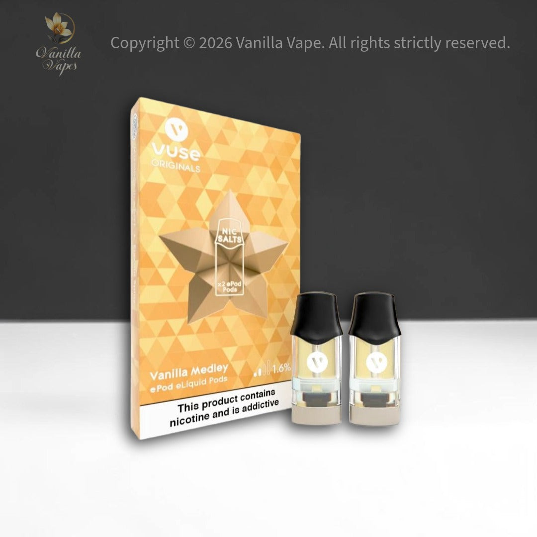 Vuse Replacement Prefilled Pods per 2 Pack Vanilla Vape Vuse Replacement Prefilled Pods per 2 Pack Vanilla Vape