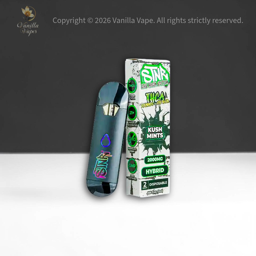 STNR Creations 2G THC-A Disposable Vape(Diamond  & Live Rosin Editions)