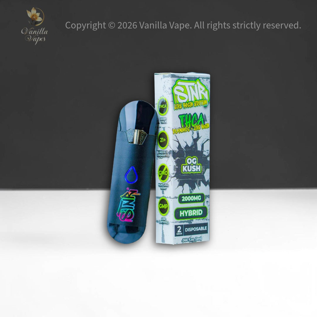 STNR Creations 2G THC-A Disposable Vape(Diamond  & Live Rosin Editions)
