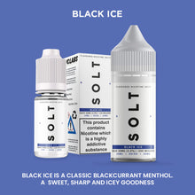 Load image into Gallery viewer, SOLT Black Ice/Pink Lemonade Nic Salts 30ml 30mg
