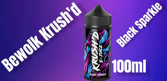 Bewolk/Krush'd Black Sparkle D'Frosted 100ml