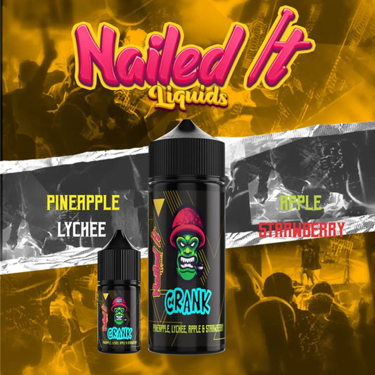 Nailed It Crank Nic Salts 30ml 30mg