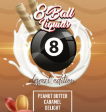 8 Ball Peanut Butter Caramel Delight 100ml 3mg