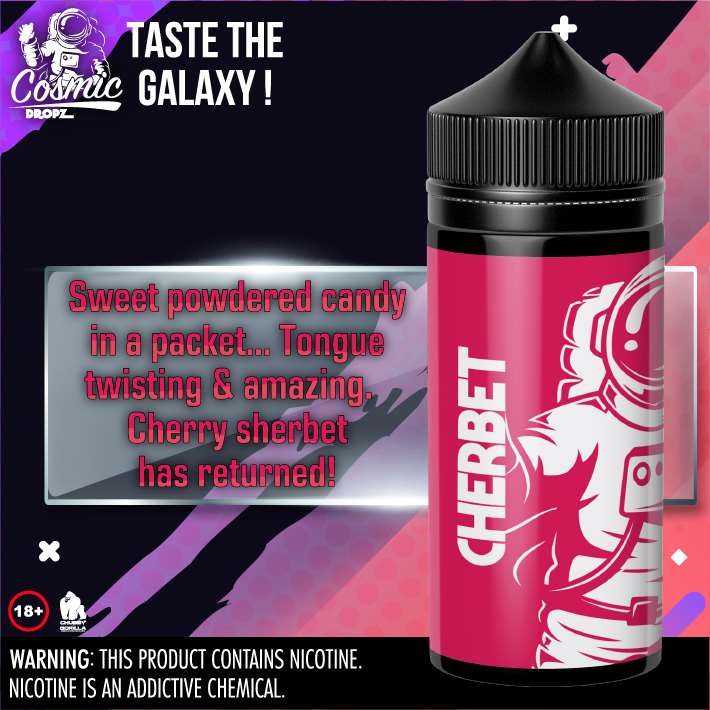 Cosmic Dropz Cherbet 120ml 2mg