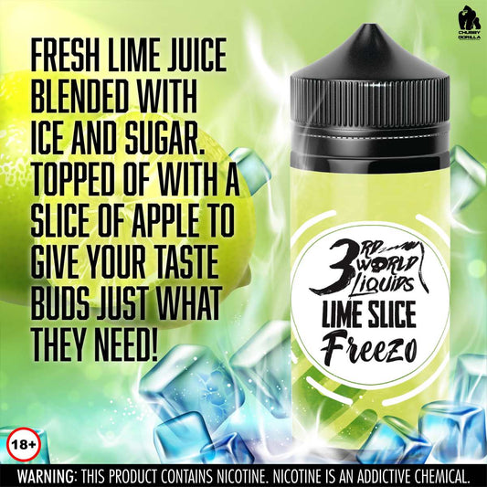 Cosmic Dropz Lime Slice Freezo 120ml 2mg