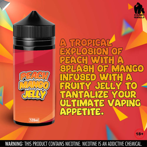 Cosmic Dropz Lollipop Peach Mango Jelly 120ml