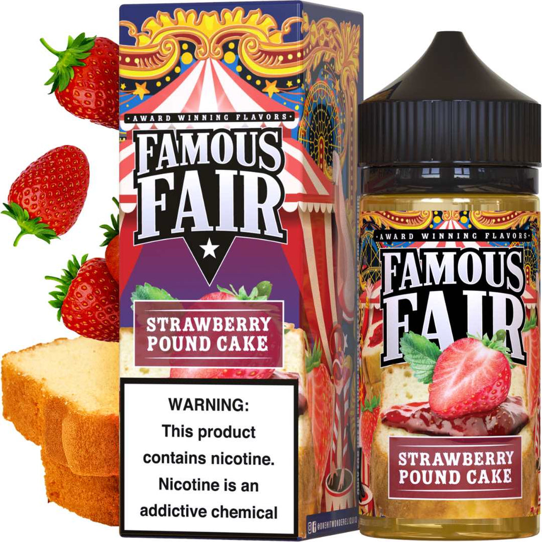 Famous Fair Strawberry Pound Cake 100ml 3mg