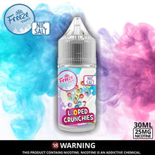 Load image into Gallery viewer, Freeze Vapes Nic Salts 30ml 25mg

