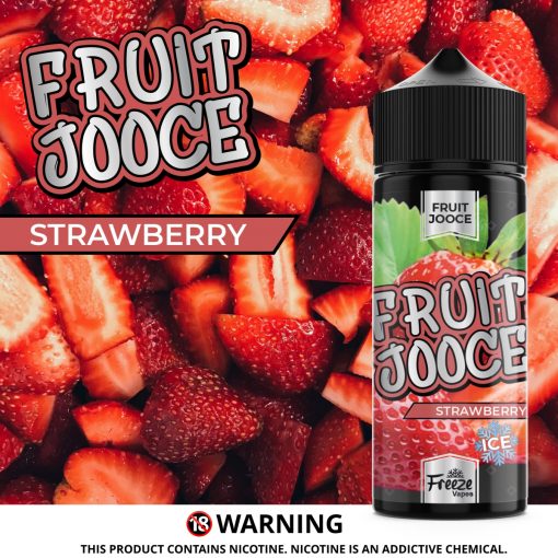 Freeze Vapes Fruit Jooce Strawberry 120ml 3mg