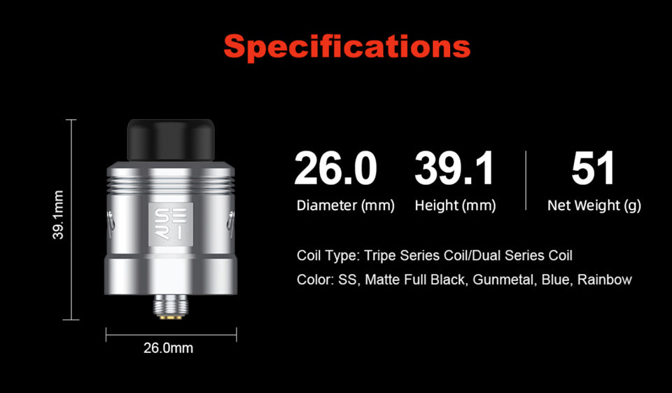 Hellvape Seri RDA 26mm